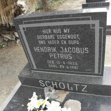 SCHOLTZ Hendrik Jacobus 1925-1981