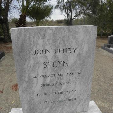 STEYN John Henry 1902-1969