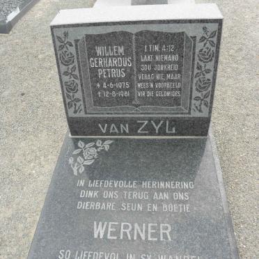 ZYL Willem Gerhardus Petrus, van 1975-1981