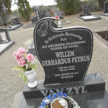 ZYL Willem Gerhardus Petrus, van 1931-1999