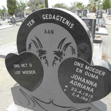 ? Johanna Adriana 1915-1987