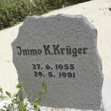KRÜGER Immo K. 1955-1981
