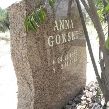 GORSKI Anna 1886-1967