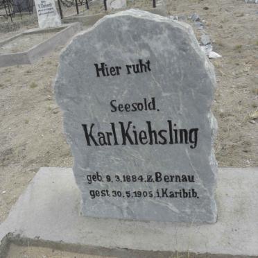 KIEHSLING Karl 1884-1905