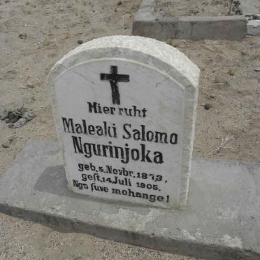 NGURINJOKA Maleaki Salomo 1873-1905