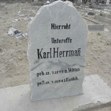 Namibia, KARIBIB, Historic cemetery