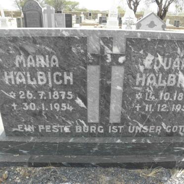 HÄLBICH Eduard 1870-1952 &amp; Maria 1875-1954