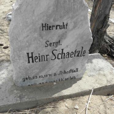SCHAETZLE Heinr. 1871-1902
