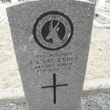 EEDEN J.S., van -1915