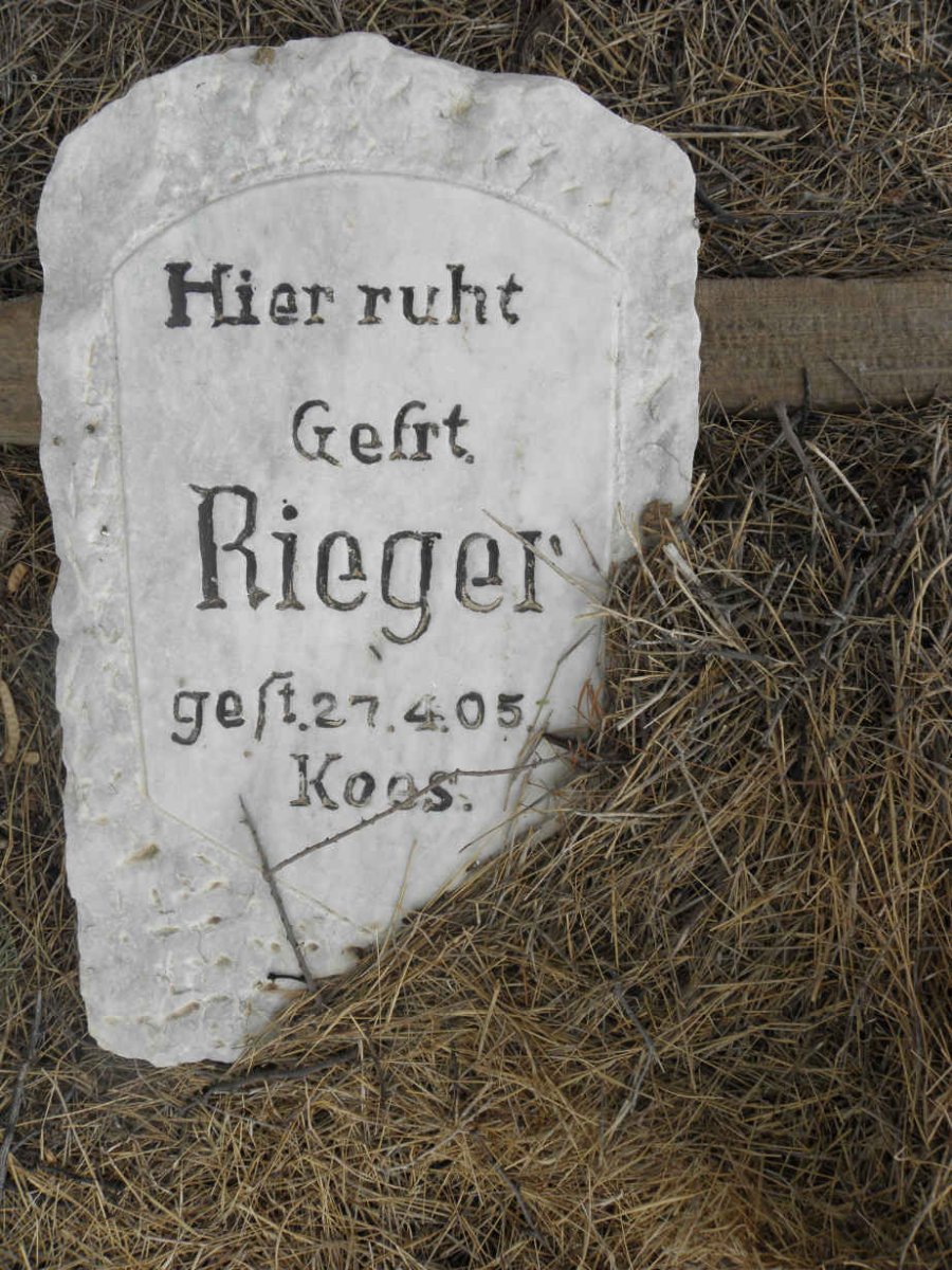 RIEGER ? -1905