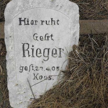 RIEGER ? -1905