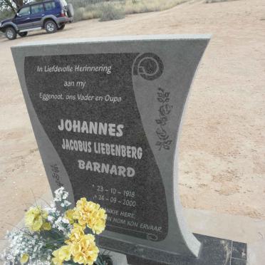 BARNARD Johannes Jacobus Liebenberg 1918-2000