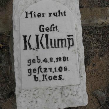 KLUMP K. 1881-1906