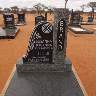 BRAND Susanna Johanna nee POTGIETER 1929-2023