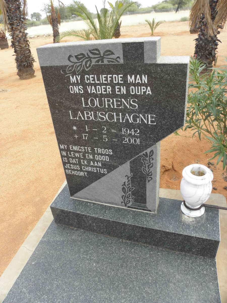 LABUSCHAGNE Lourens 1942-2001