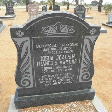 MARTINS Joshua Joachim Francois 1914-1982