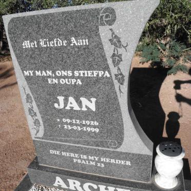 ARCHER Jan 1926-1999