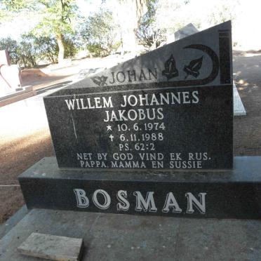 BOSMAN Willem Johannes Jakobus 1974-1988