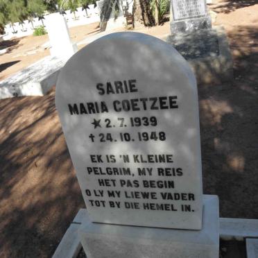 COETZEE Sarie Maria 1939-1948