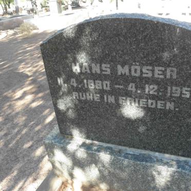 MÖSER Hans 1880-1950