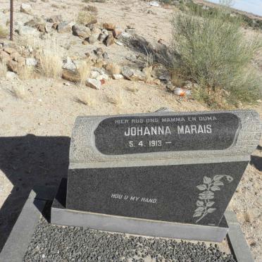 MARAIS Johanna 1913-