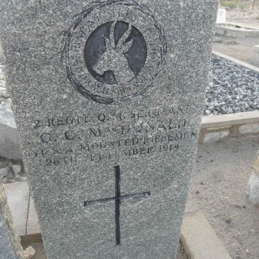 MacDONALD G.C. -1914