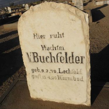BUCHFELDER V. 1879-1906