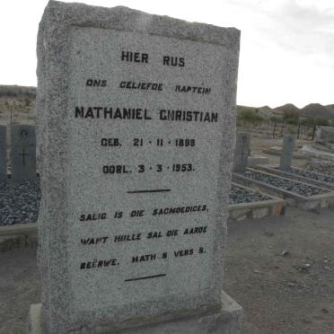 CHRISTIAN Nathaniel 1898-1953