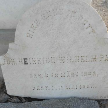 PABST Joh. Heinrich Wilhelm ?-?