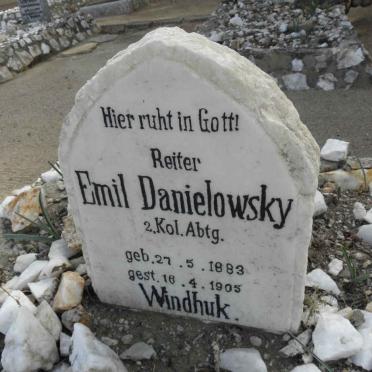 DANIELOWSKY Emil 1883-1905