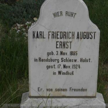 ERNST Karl Friedrich August 1885-1924