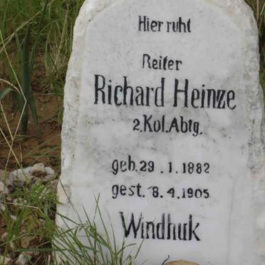 HEINZE Richard 1882-1905