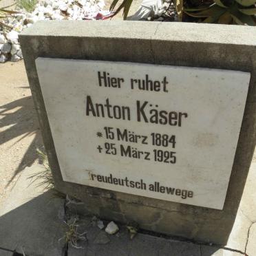 KÄSER Anton 1884-1925