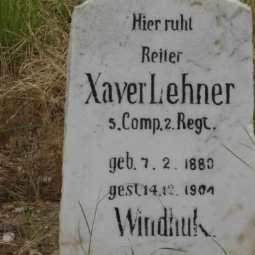 LEHNER Xaver 1880-1904