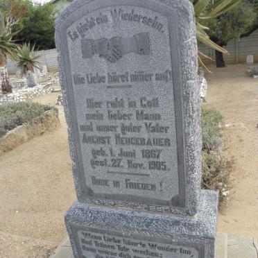 NEUGEBAUER August 1867-1905