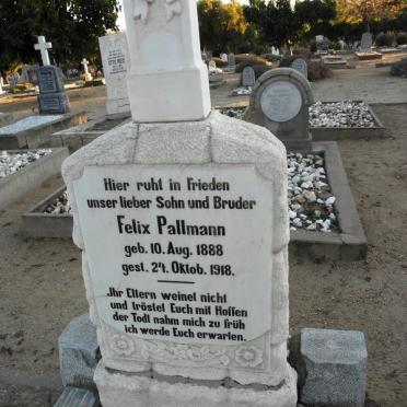 PALLMAN Felix 1888-1918
