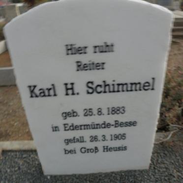 SCHIMMEL Karl H. 1883-1905