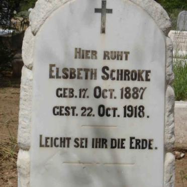 SCHROKE Elsbeth 1887-1918