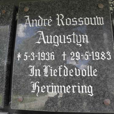 AUGUSTYN André Rossouw 1936-1983