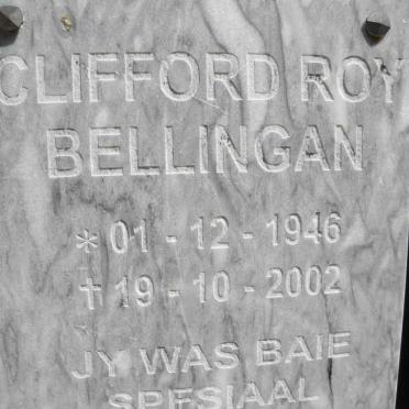 BELLINGAN Clifford Roy 1946-2002