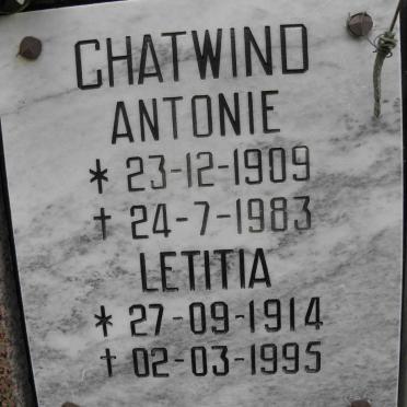 CHATWIND Antonie 1909-1983