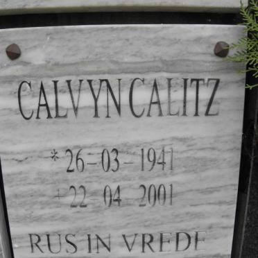 CALITZ Calvyn 1941-2001