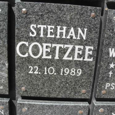 COETZEE Stehan -1989