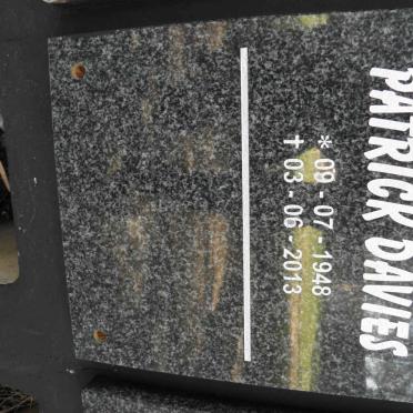 DAVIES Patrick 1948-2013