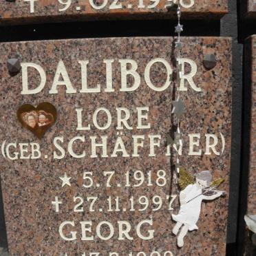 DALIBOR Georg 1909-1998 &amp;  Lore SCHÄFFNER 1918-1997