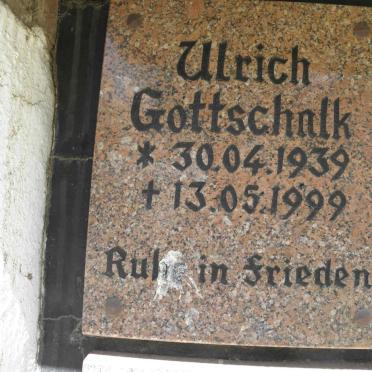 GOTTSCHALK Ulrich 1939-1999