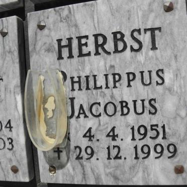 HERBST Philippus Jacobus 1951-1999