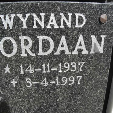 JORDAAN Wynand 1937-1997
