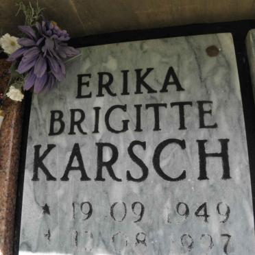 KARSCH Erika Brigitte 1949-1997