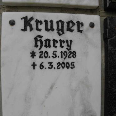 KRUGER Harry 1928-2005